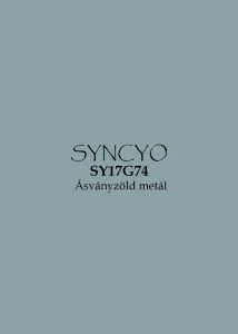 syncyo_ _ásványzöld metál SY17G74