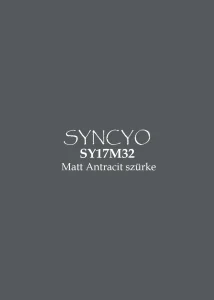syncyo_ _matt antracit szürke SY17M32