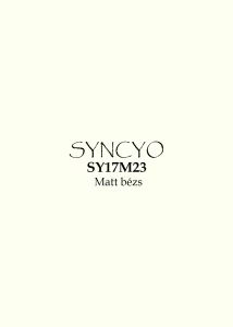 syncyo_ _matt beige SY17M23