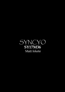 syncyo_ _matt fekete SY17M36