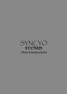 syncyo_ _matt közép szürke SY17M29