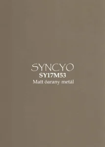 syncyo_ _matt óarany metál SY17M53