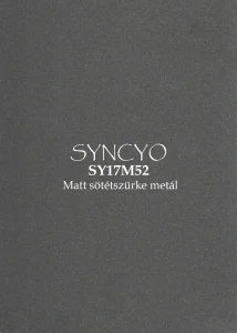 syncyo_ _matt sötét szürke metál SY17M52